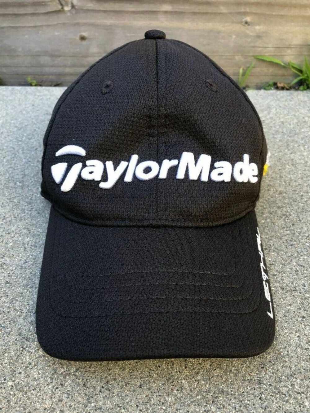 TAYLORMADE Golfing Lethal RBZ Mesh Cap Hat Men's Black Adjustable Embroidered​